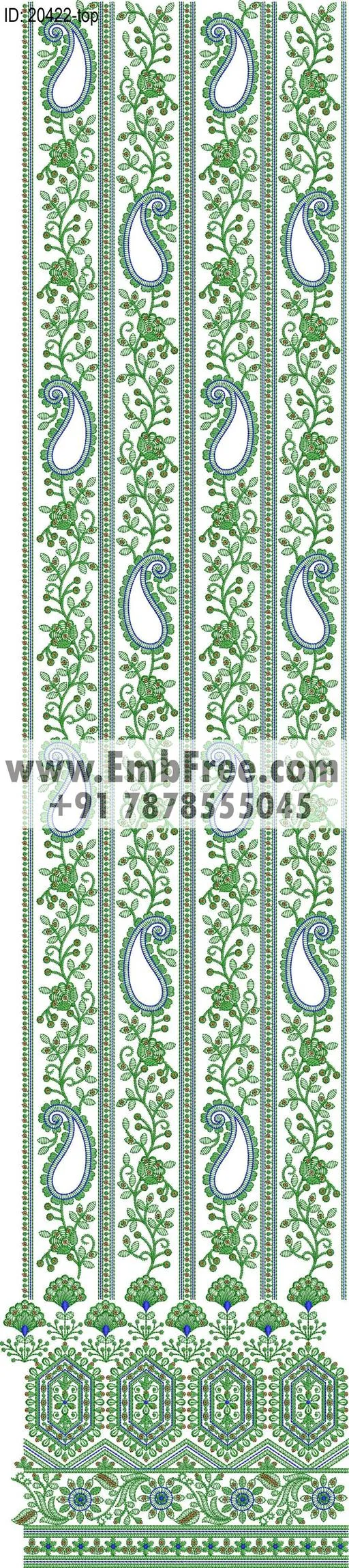 top suit embroidery design-ID:20422
