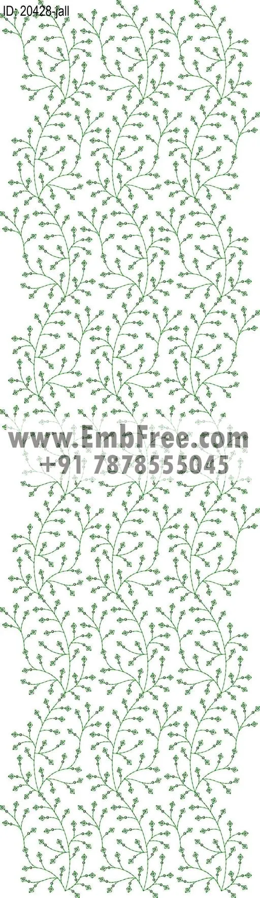 garment embroidery design-ID:20428