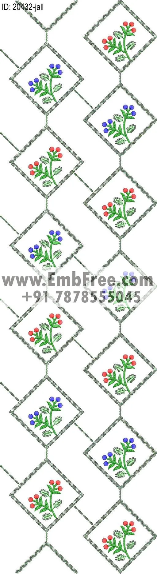garment embroidery design-ID:20432
