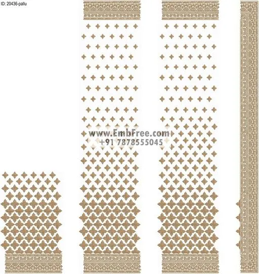 saree cpallu embroidery designs-ID:20436