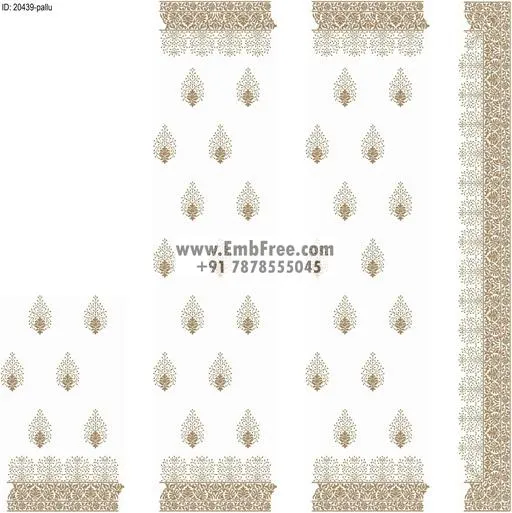 saree cpallu embroidery designs-ID:20439