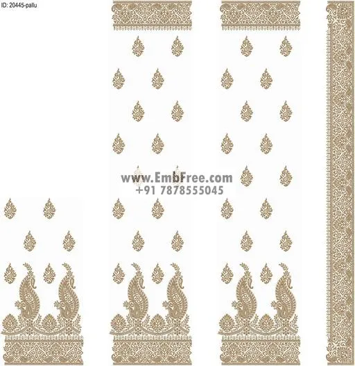 saree cpallu embroidery designs-ID:20445