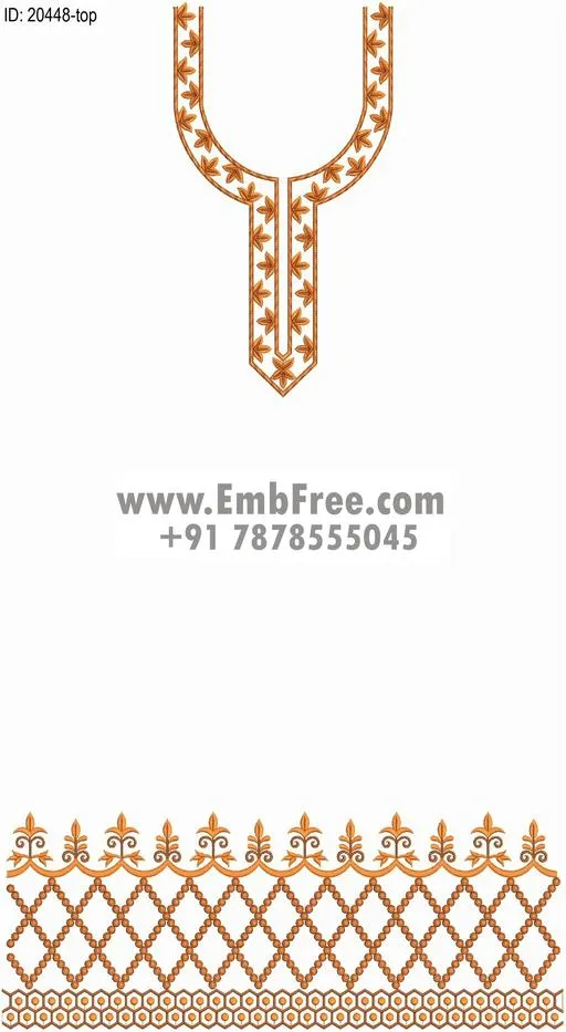 single head dress embroidery design-ID:20448