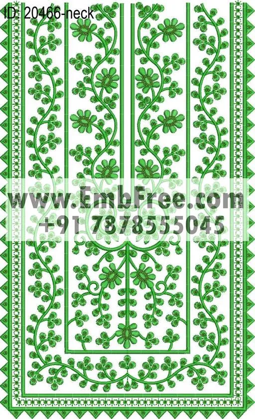 neck embroidery design-ID:20466
