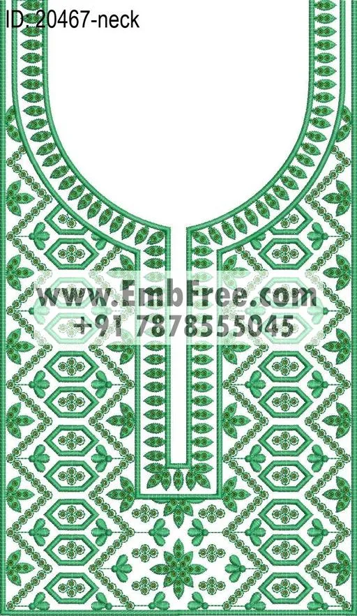 neck embroidery design-ID:20467