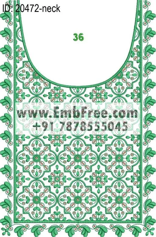 neck embroidery design-ID:20472