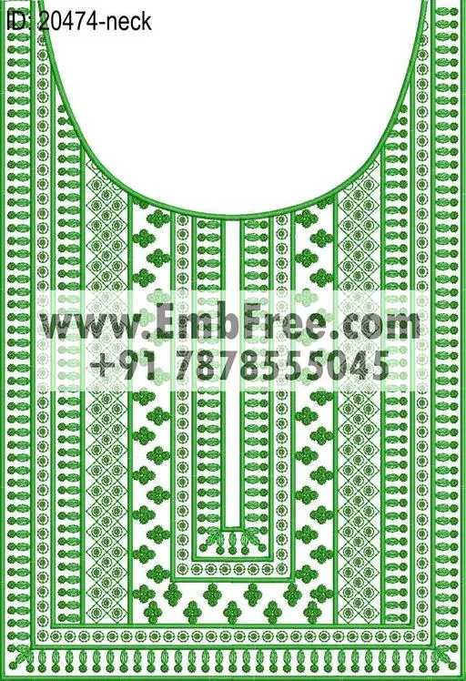 neck embroidery design-ID:20474