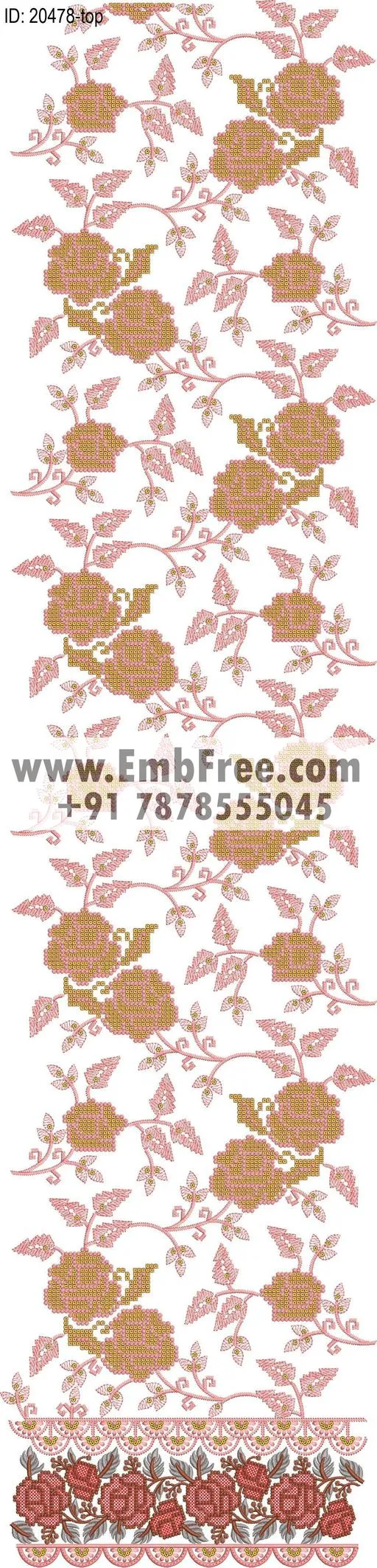 top suit embroidery design-ID:20478