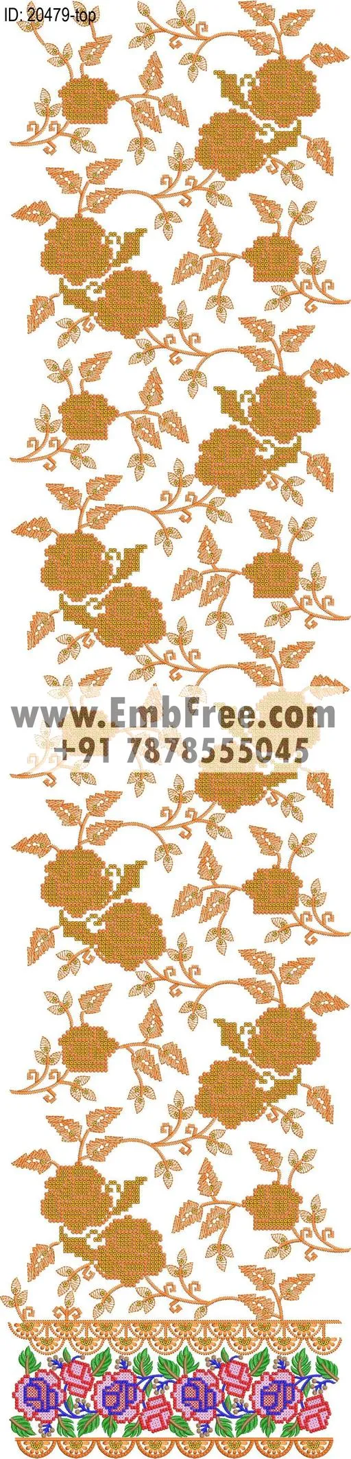 top suit embroidery design-ID:20479