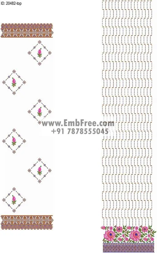 top suit embroidery design-ID:20482