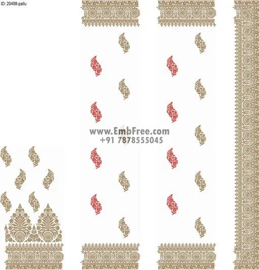 saree cpallu embroidery designs-ID:20498