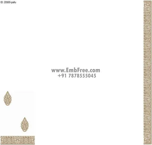 saree cpallu embroidery designs-ID:20500