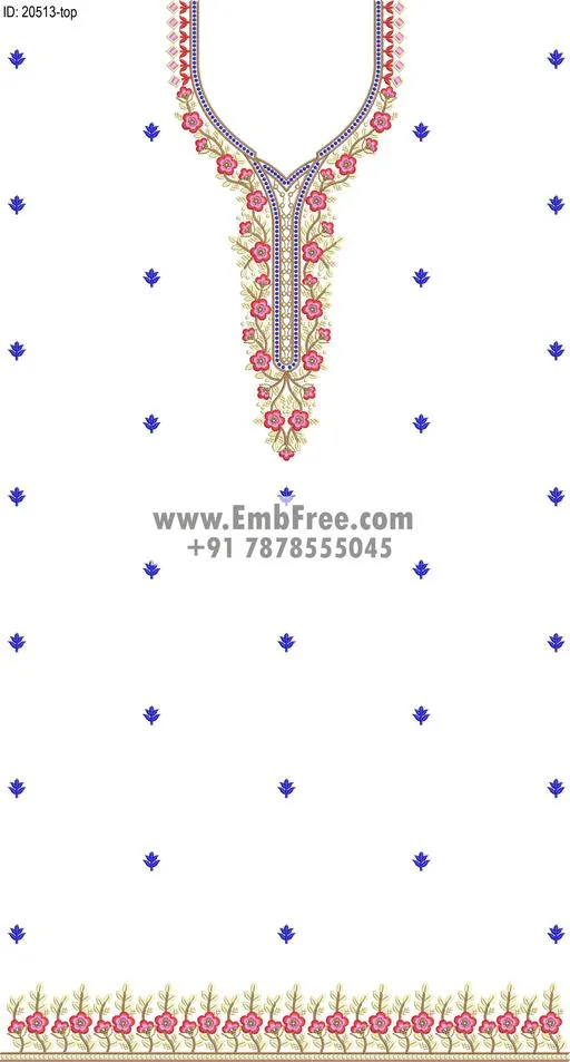 single head dress embroidery design-ID:20513