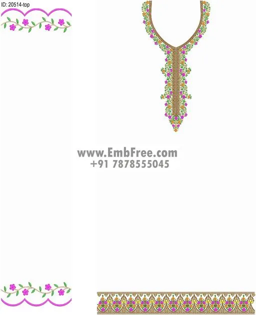 single head dress embroidery design-ID:20514