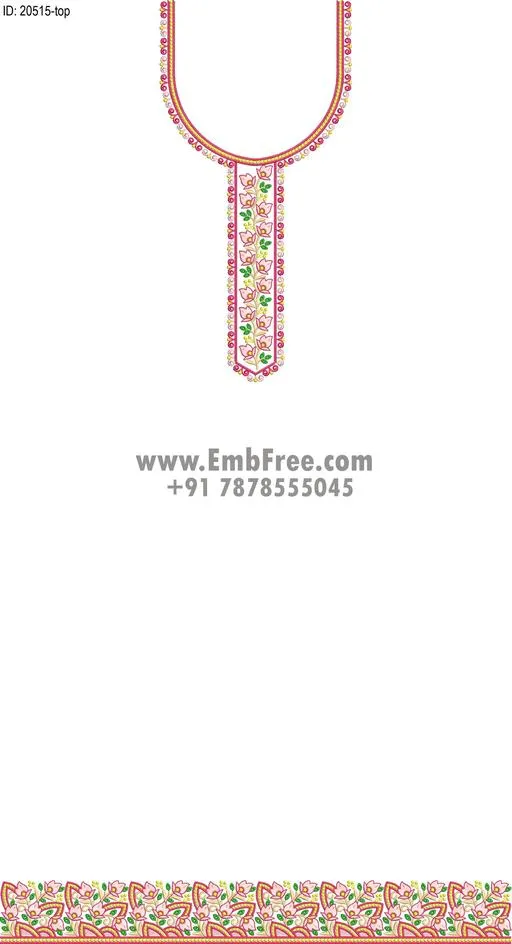 single head dress embroidery design-ID:20515