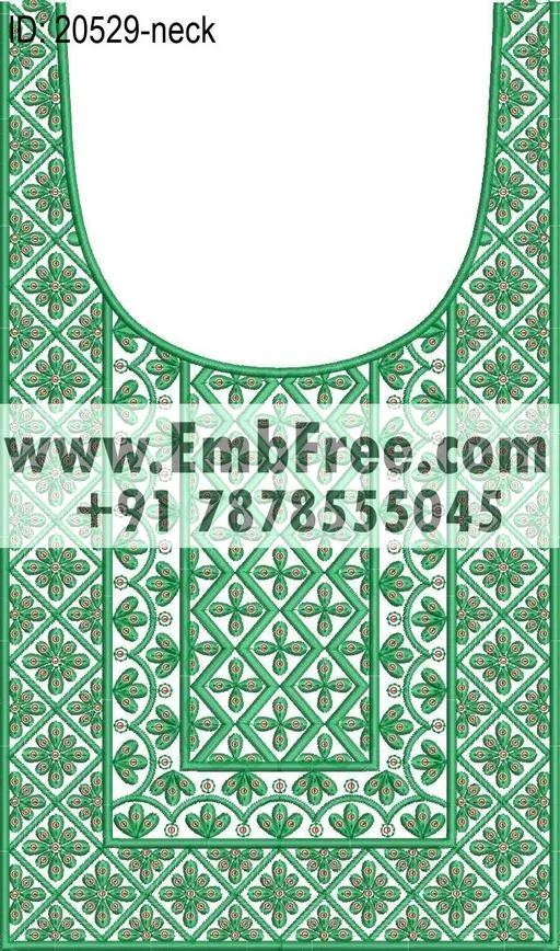 neck embroidery design-ID:20529
