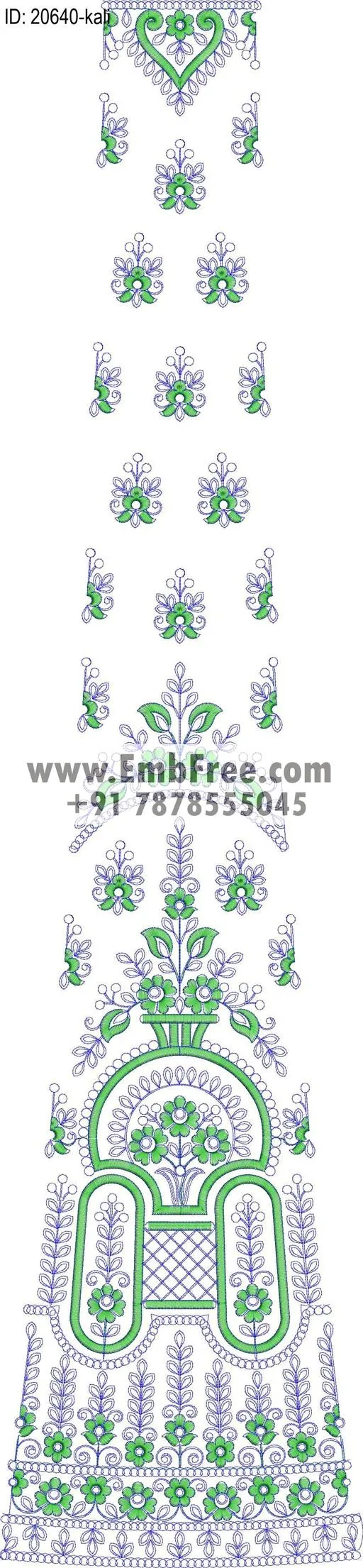 lahenga kali embroidery design-ID:20640