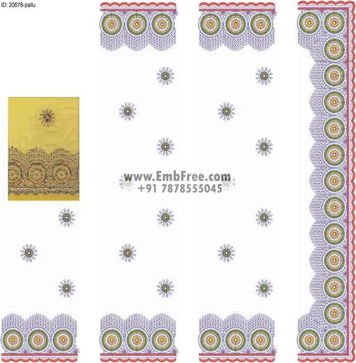 saree cpallu embroidery designs-ID:20678