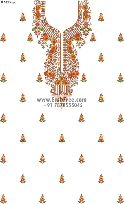 single head dress embroidery design-ID:20695