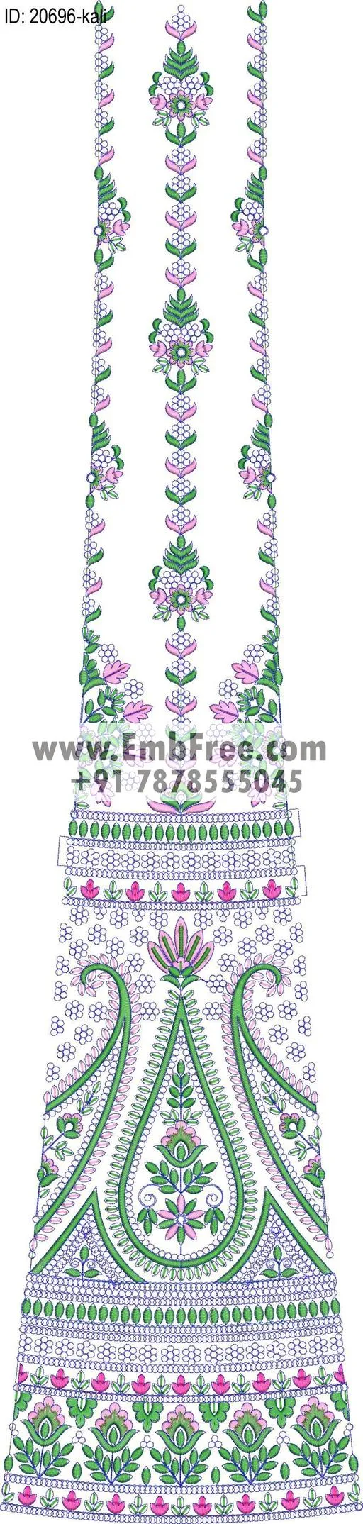 Embroidery Designs for dress id:20696