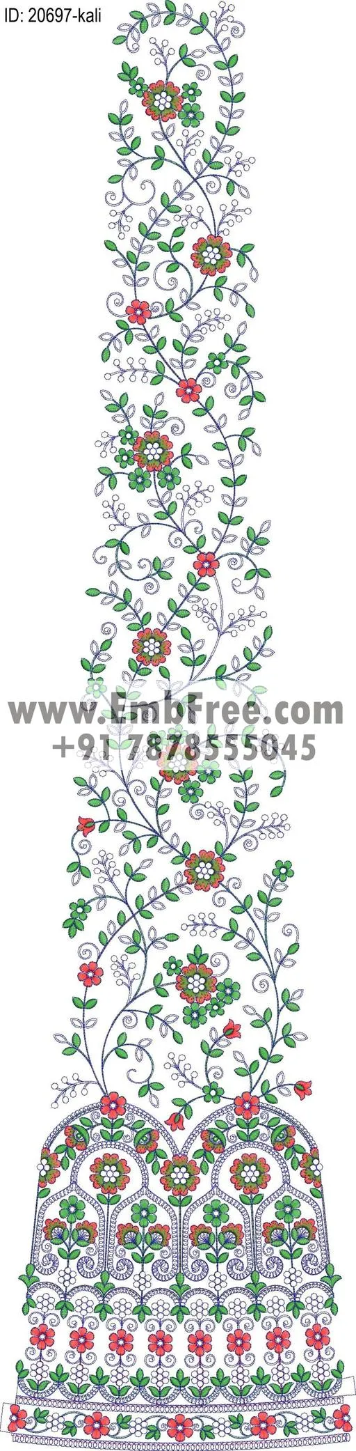 Embroidery Designs for dress id:20697