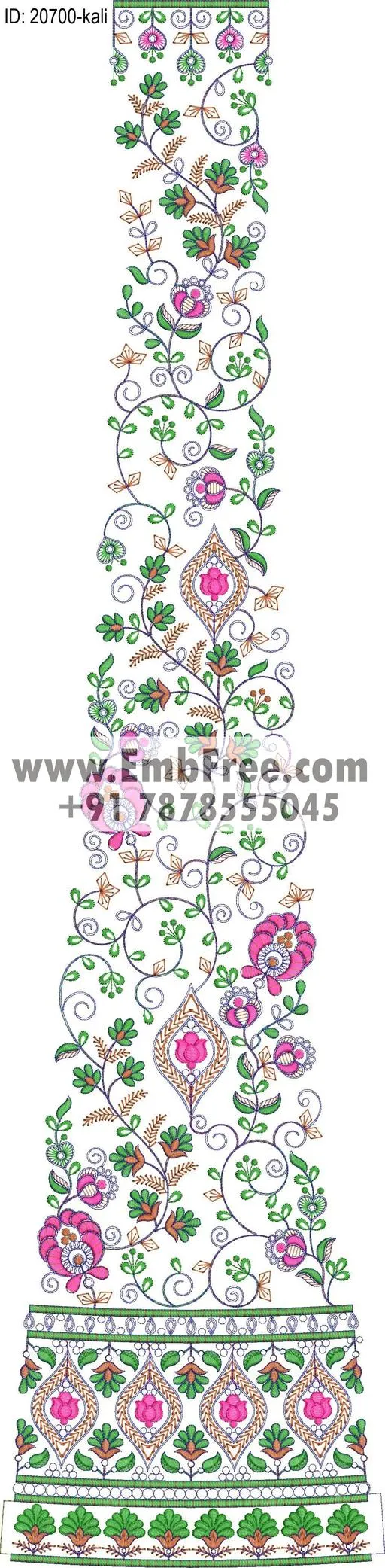 Embroidery Designs for dress id:20700