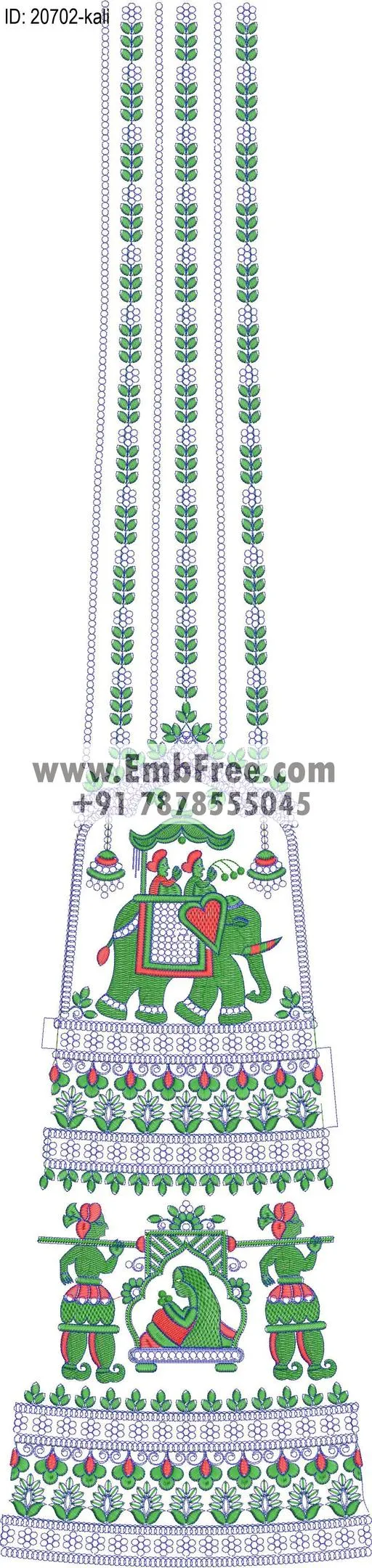 Embroidery Designs for dress id:20702