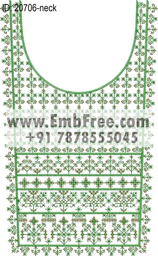 neck embroidery designs-ID:20706
