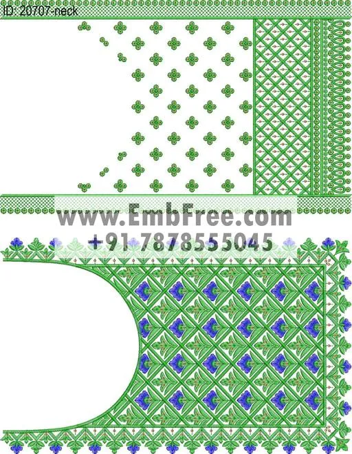 neck embroidery designs-ID:20707