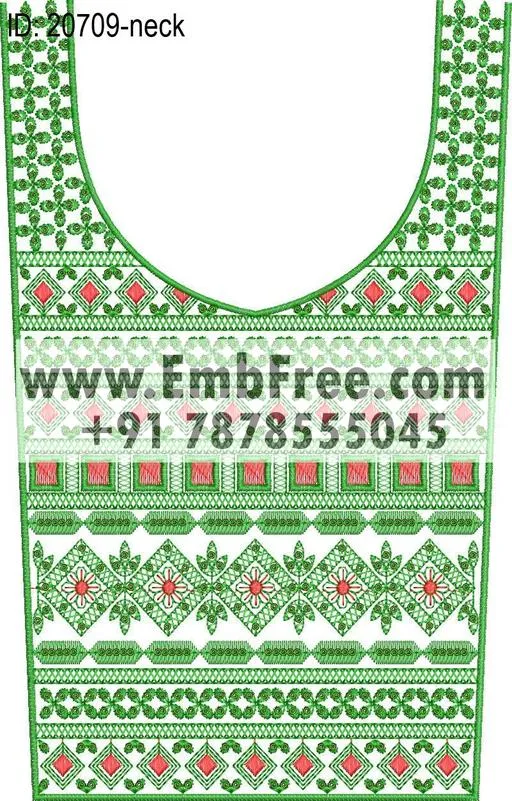 neck embroidery designs-ID:20709