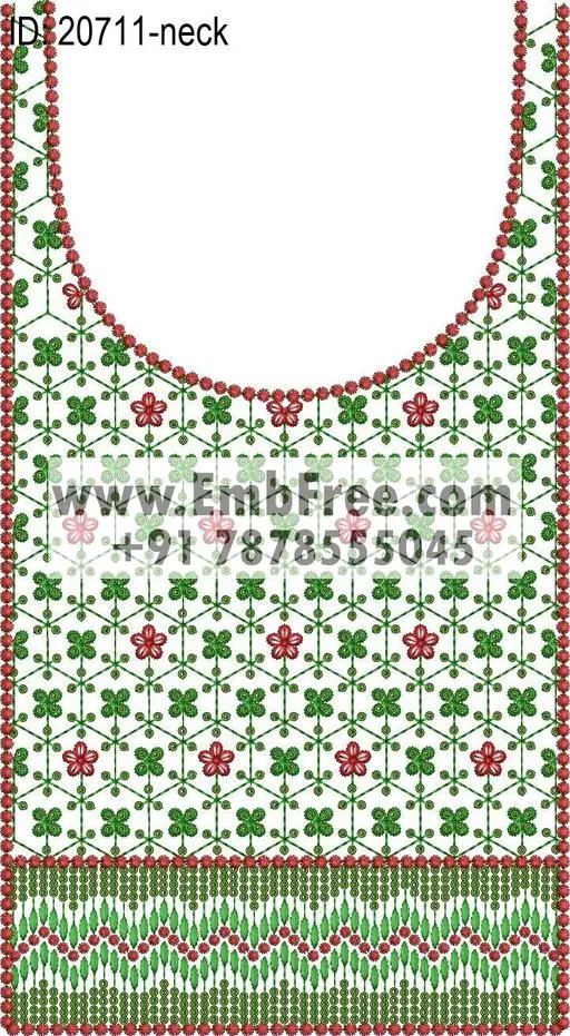 neck embroidery designs-ID:20711