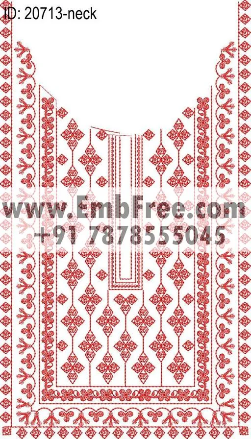 neck embroidery designs-ID:20713