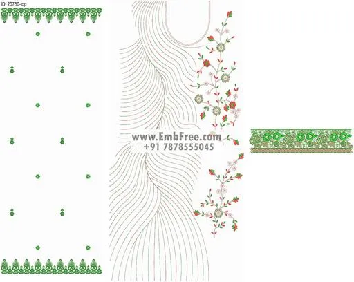 single head dress embroidery designs-ID:20750