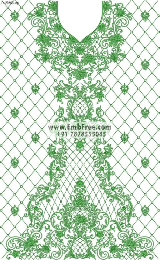 single head dress embroidery designs-ID:20753