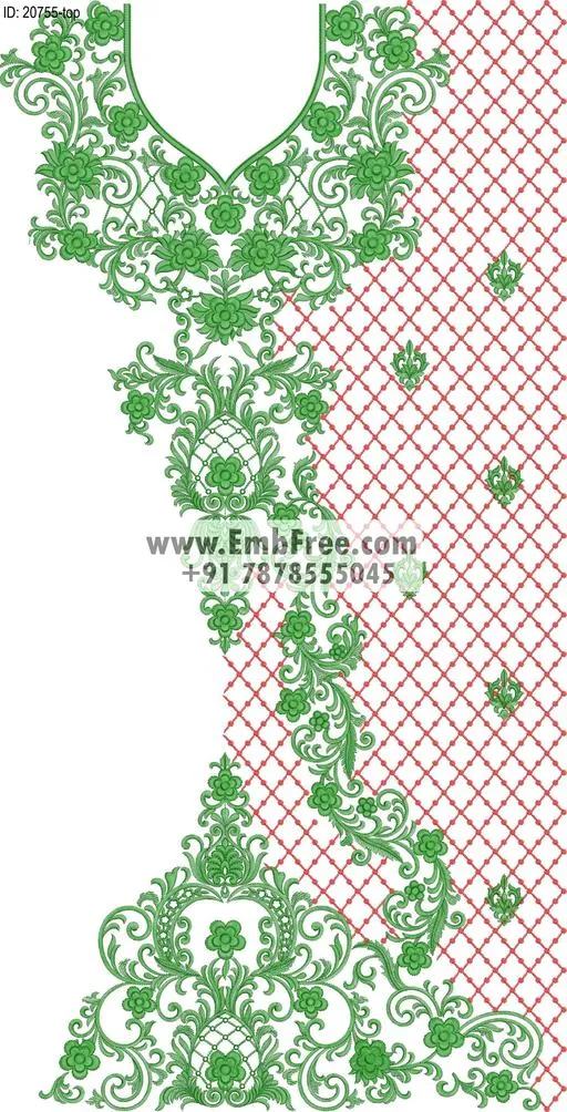 single head dress embroidery designs-ID:20755