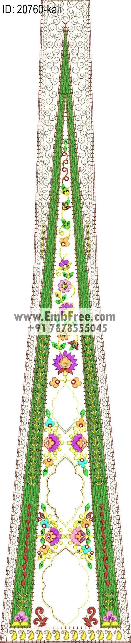 lahenga kali embroidery designs-ID:20760