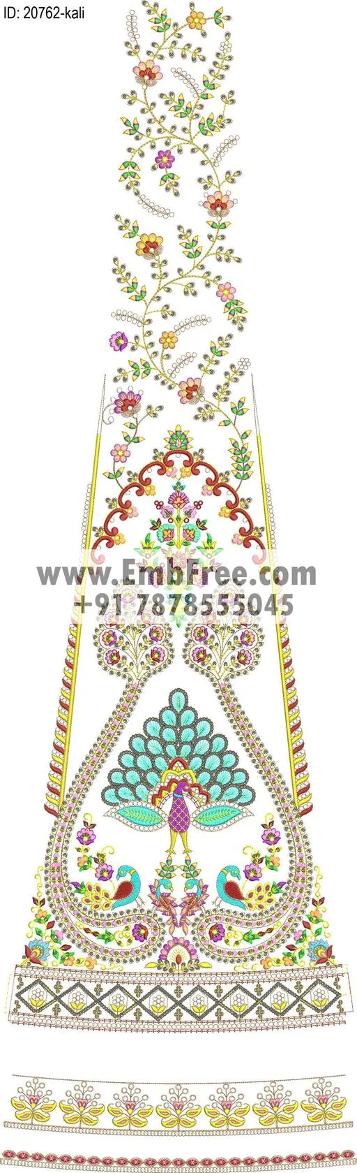 lahenga kali embroidery designs-ID:20762