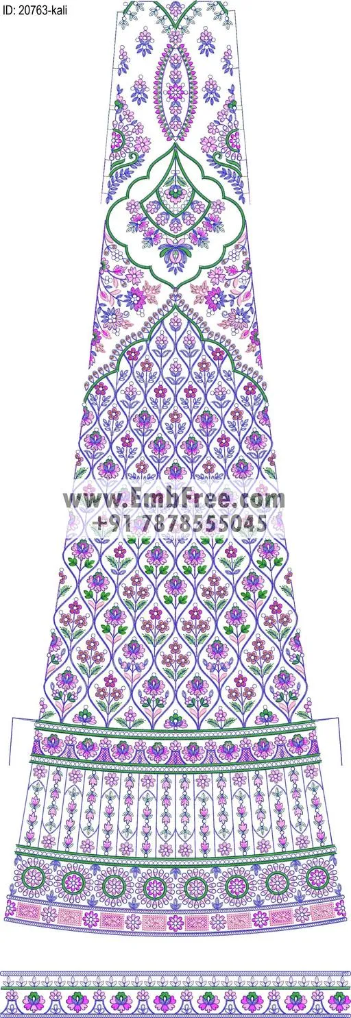 lahenga kali embroidery designs-ID:20763