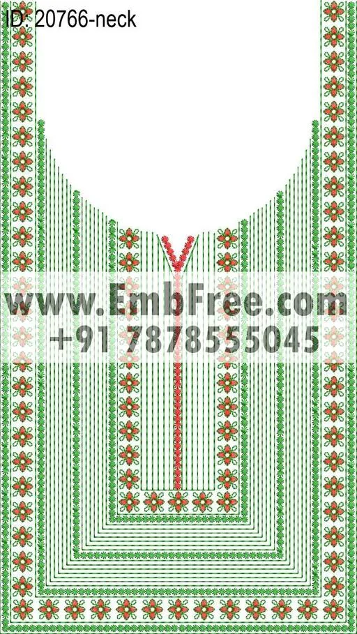 neck embroidery designs-ID:20766