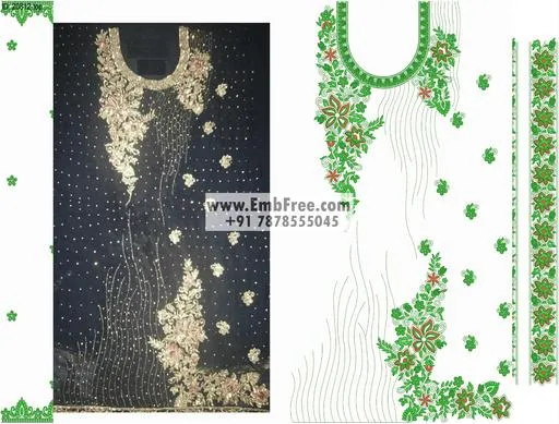 single head dress embroidery designs-ID:20812