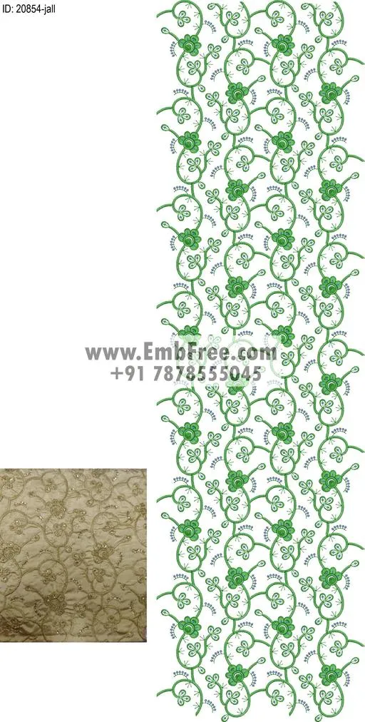 garment allover embroidery designs-ID:20854