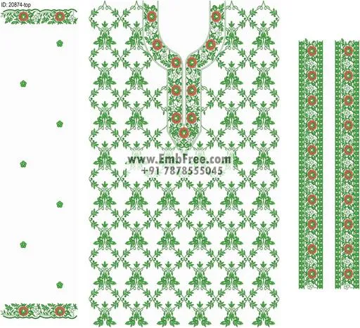 single head dress embroidery designs-ID:20874