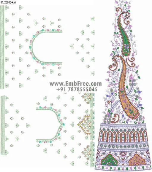 lahenga kali embroidery designs-ID:20885