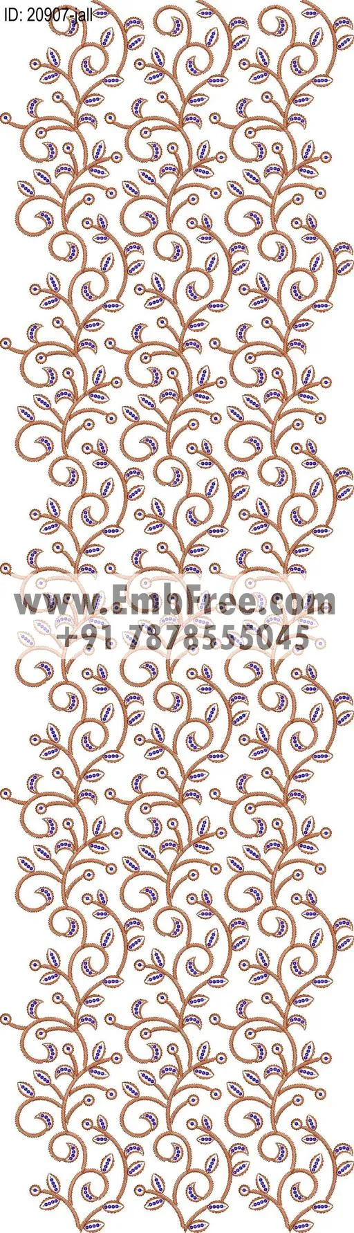 lahenga kali embroidery designs-ID:20907