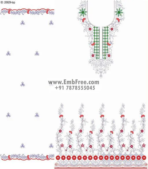 single head dress embroidery designs-ID:20929