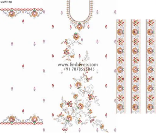 single head dress embroidery designs-ID:20931