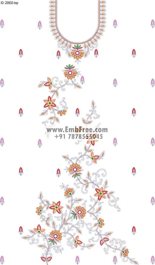 single head dress embroidery designs-ID:20932