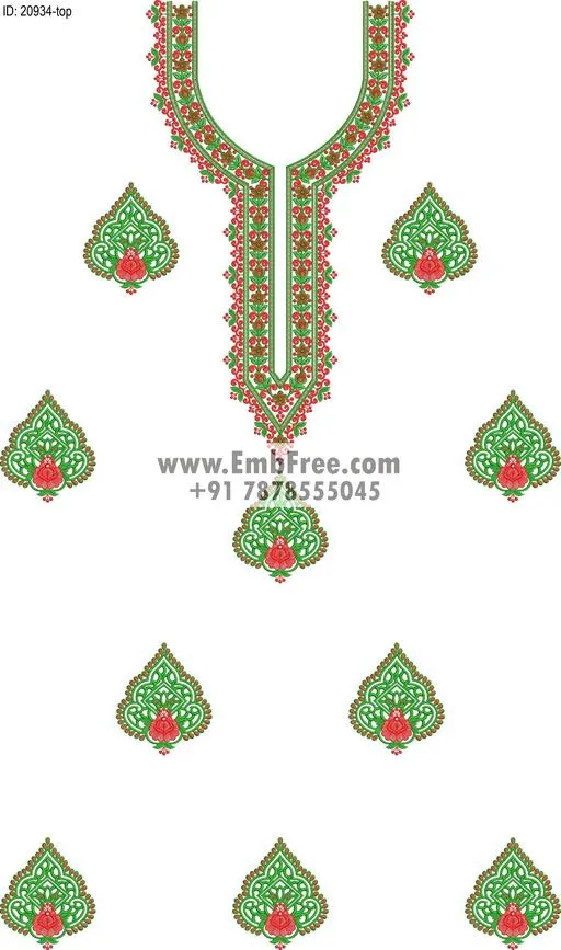 single head dress embroidery designs-ID:20934