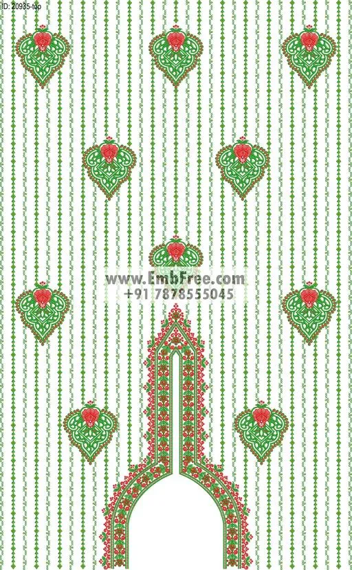 single head dress embroidery designs-ID:20935