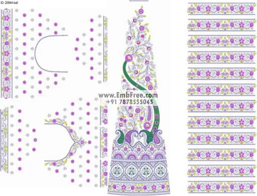 lahenga kali embroidery designs-ID:20944